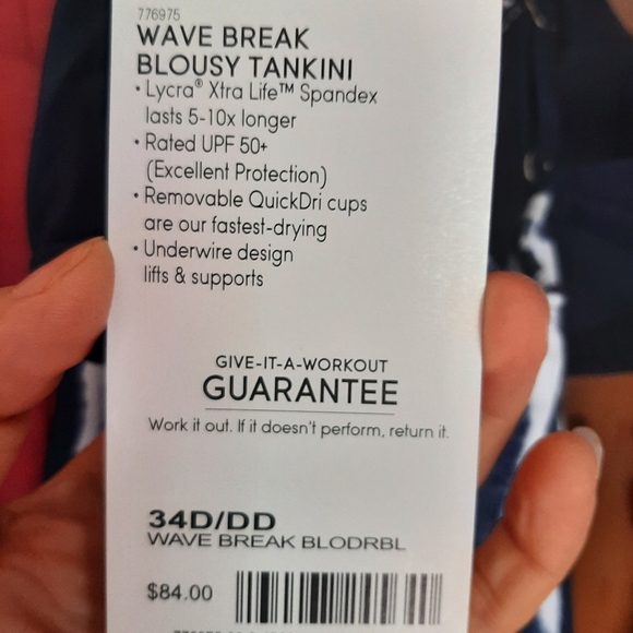 Athleta Swim Top 34D - Picture 3 of 6